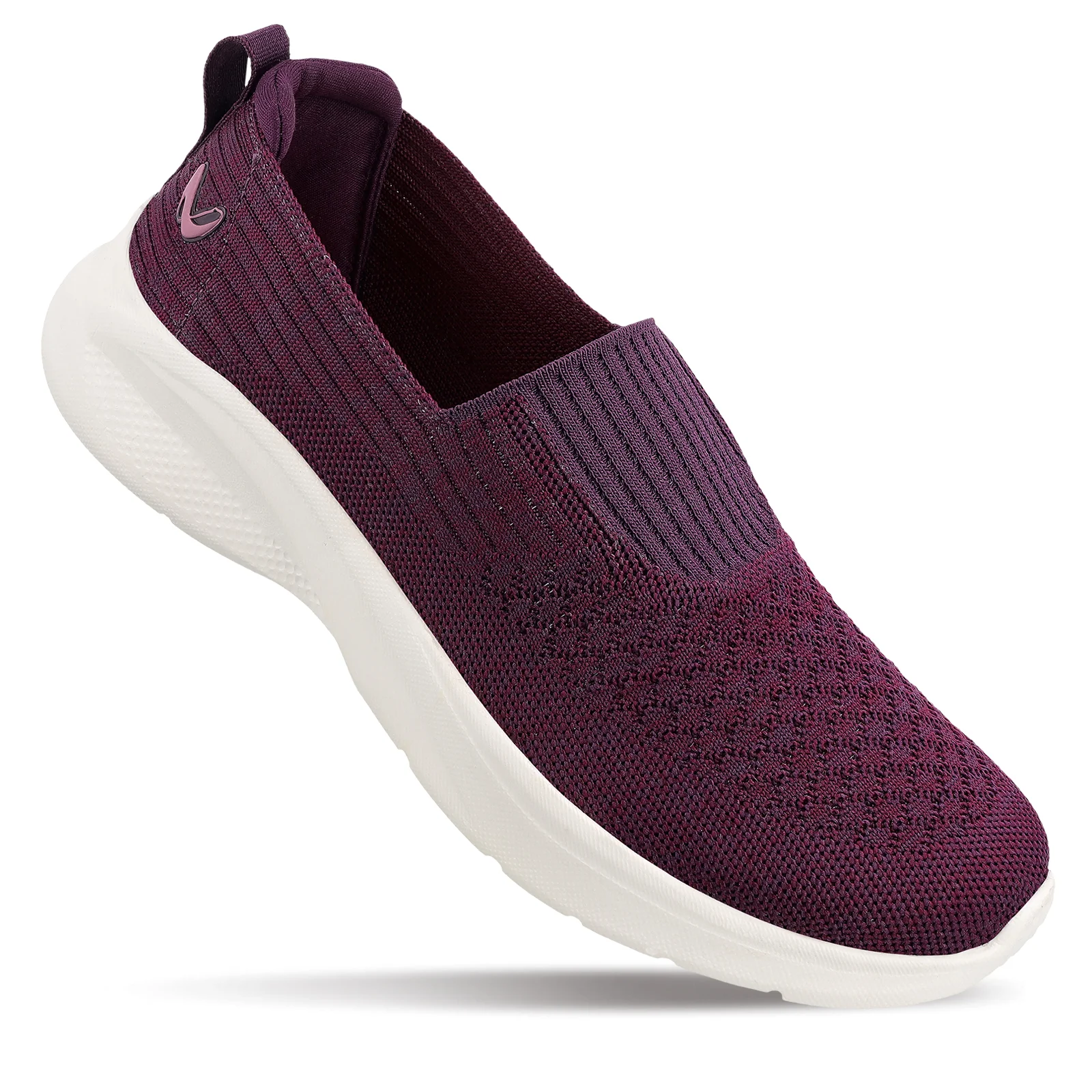 Women's Slip-on Walking Shoe - WS3266 Purple - Image 3