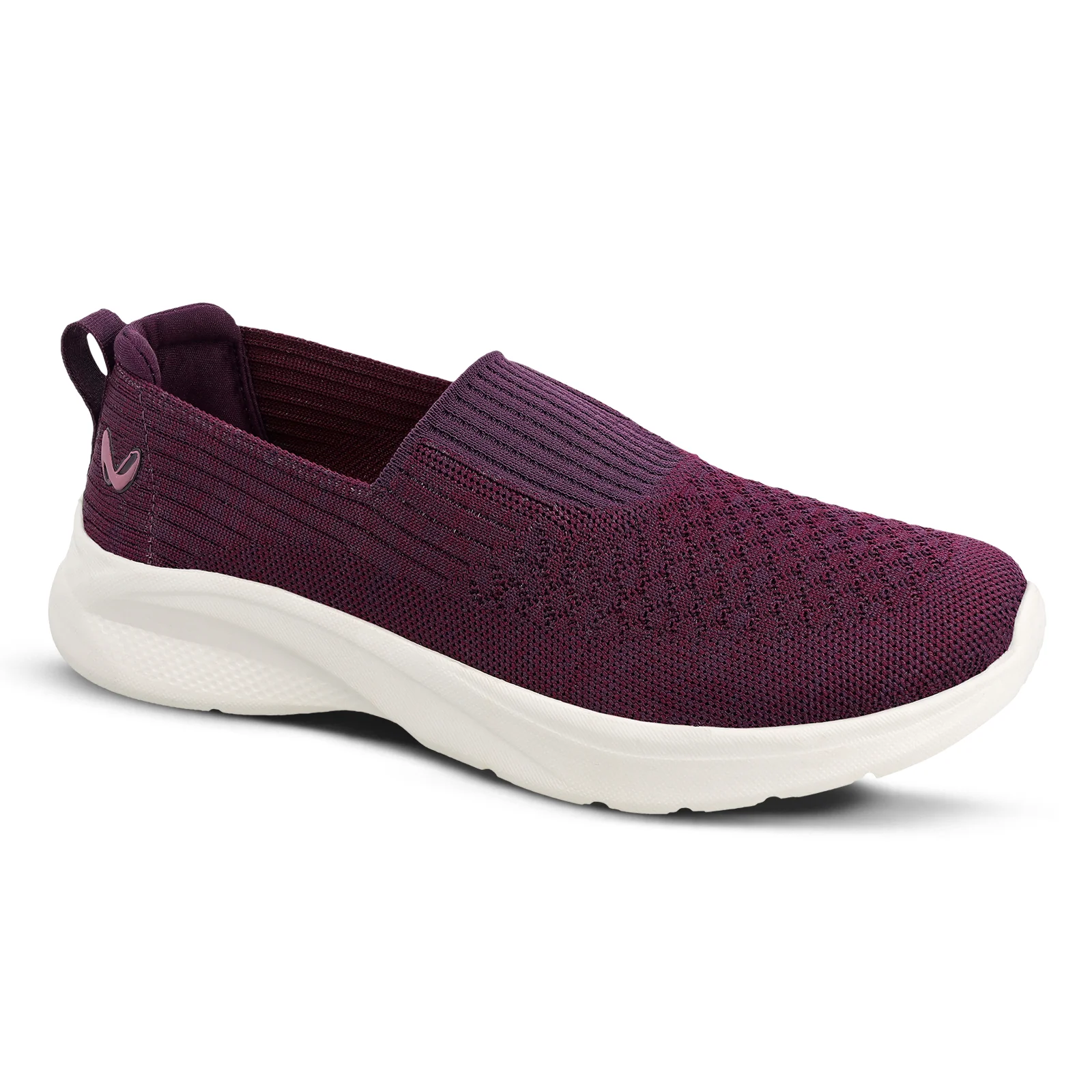 Women's Slip-on Walking Shoe - WS3266 Purple - Image 4
