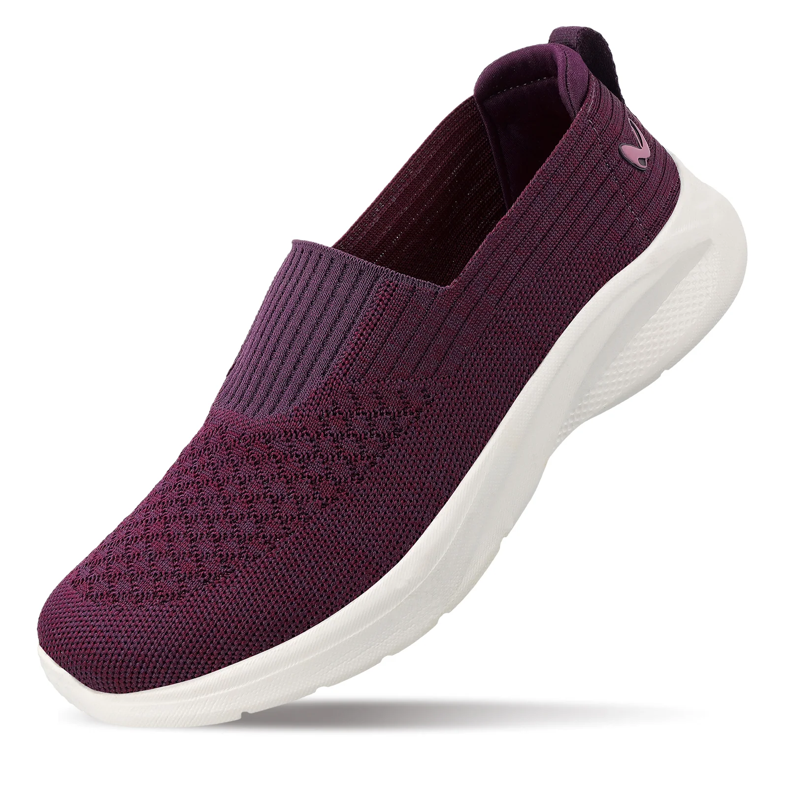 Women's Slip-on Walking Shoe - WS3266 Purple - Image 5