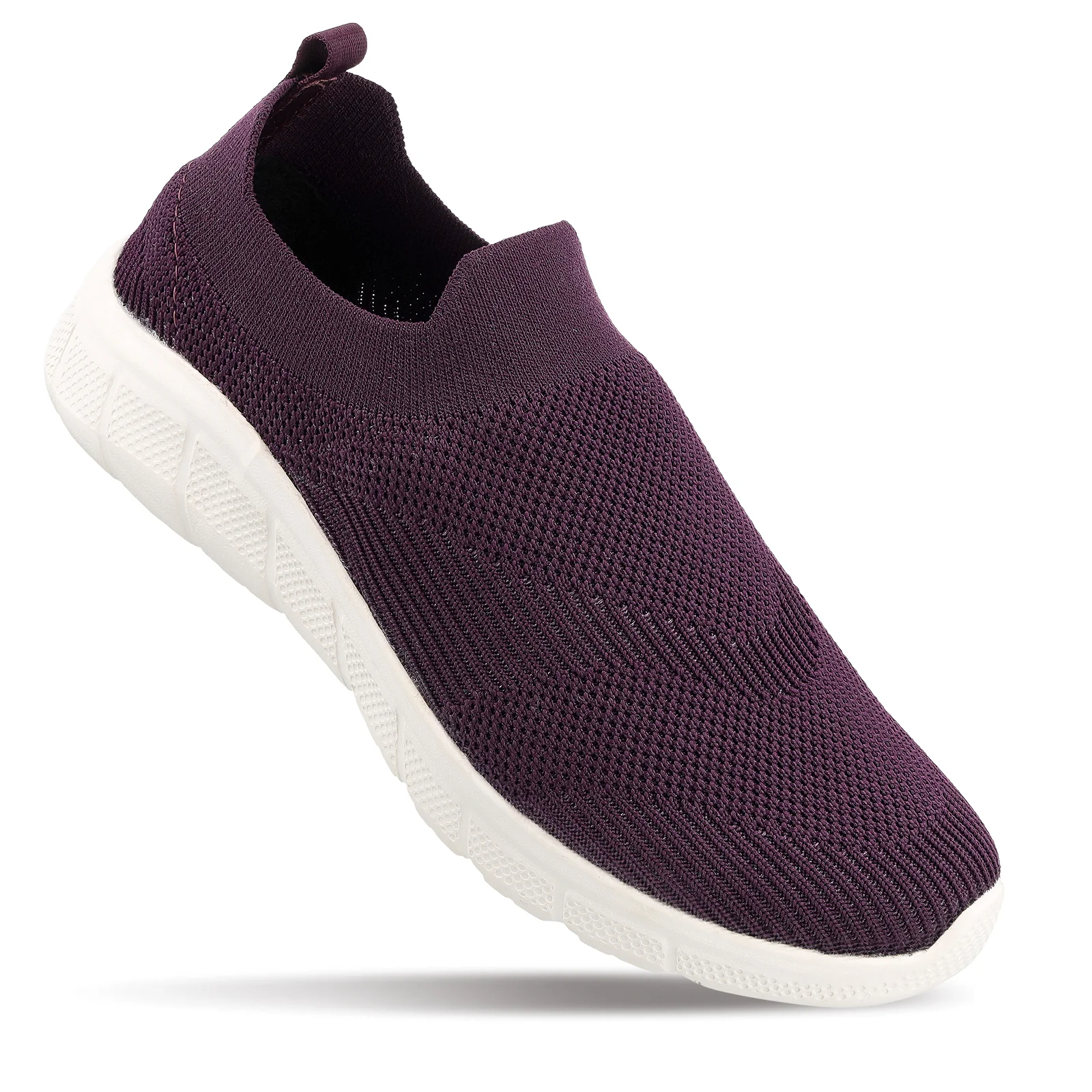 Women's Slip-on Walking Shoe - WS3270 Purple - Image 3
