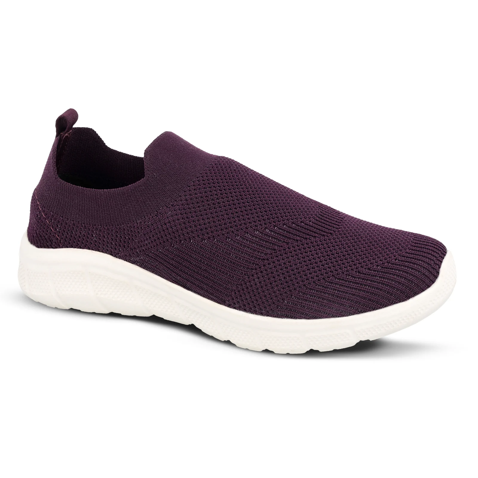 Women's Slip-on Walking Shoe - WS3270 Purple - Image 4