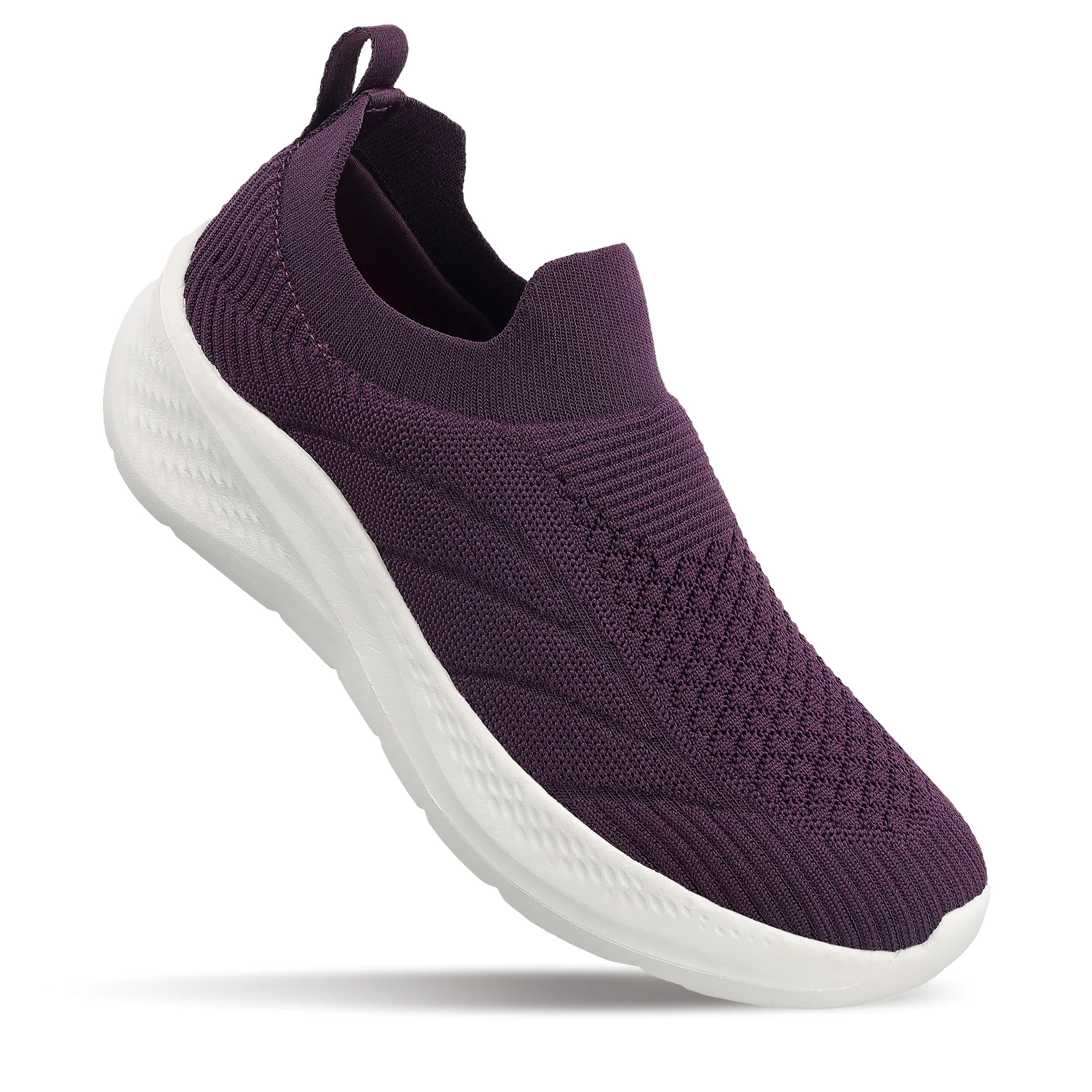 Women's Slip-on Walking Shoes - WS3244 Purple - Image 3