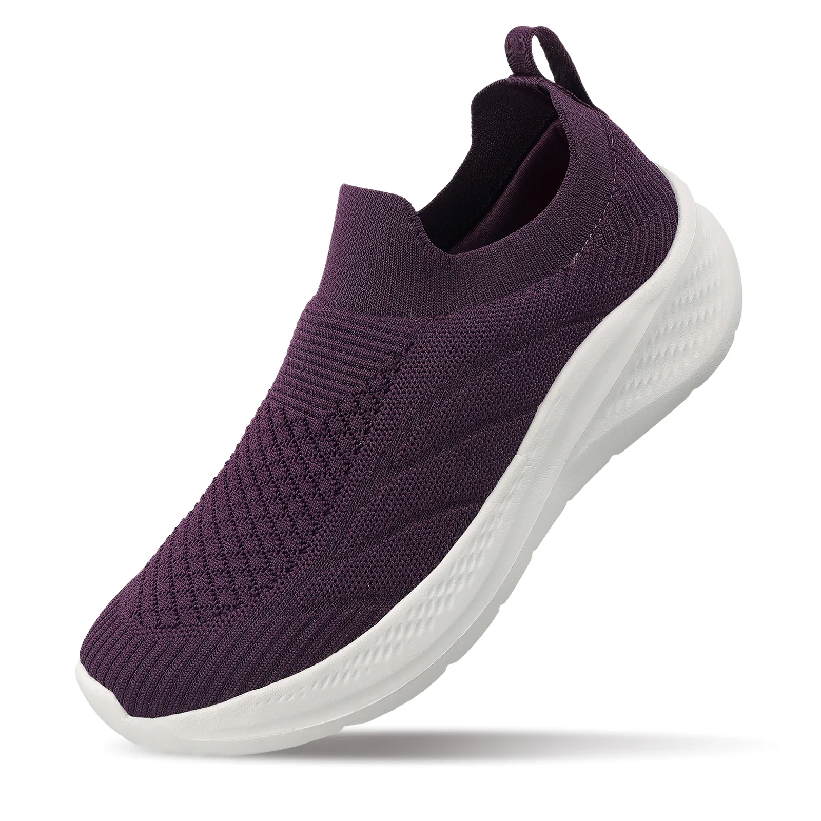 Women's Slip-on Walking Shoes - WS3244 Purple - Image 5
