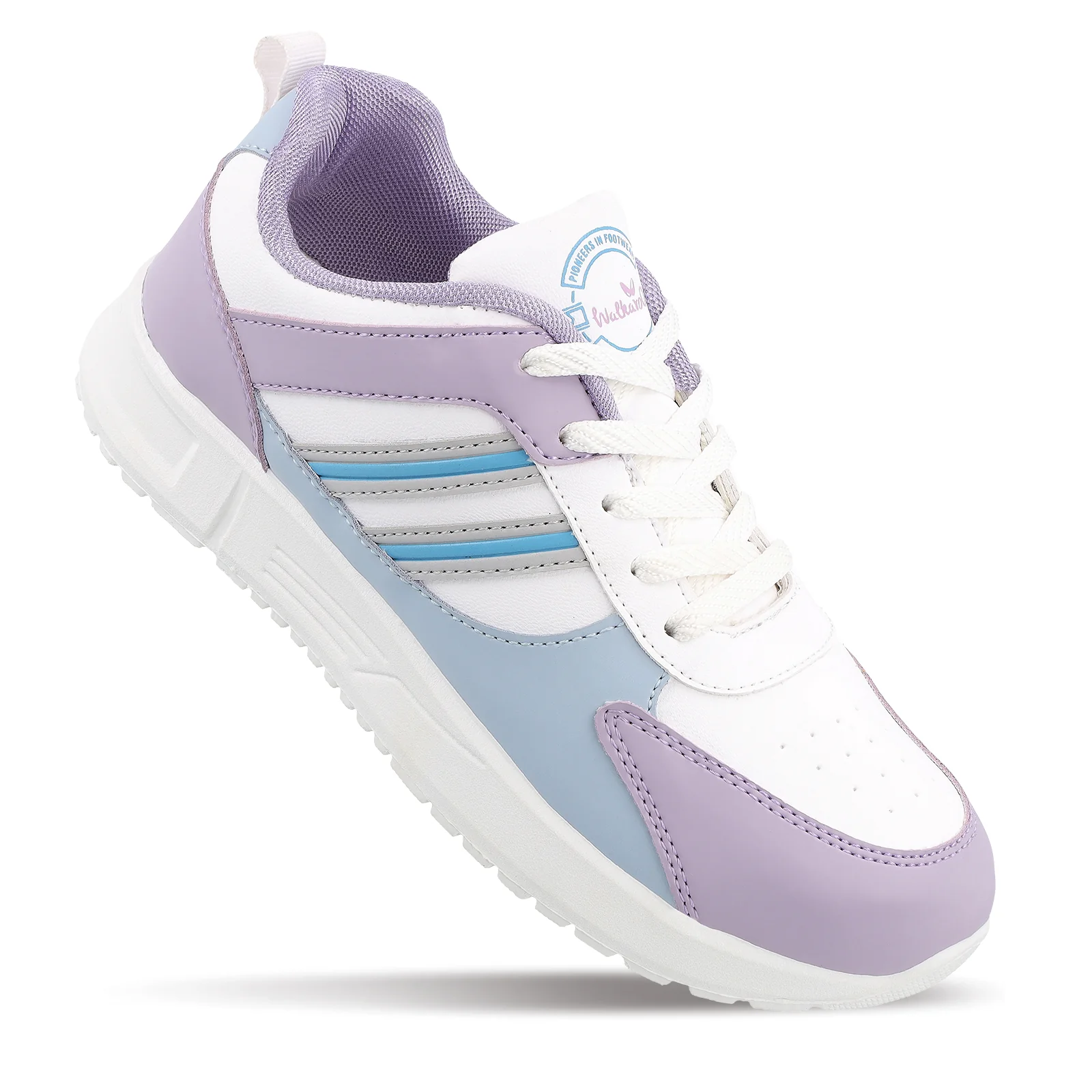 Women's Sports Sneakers - WY3388 White Lavender - Image 4