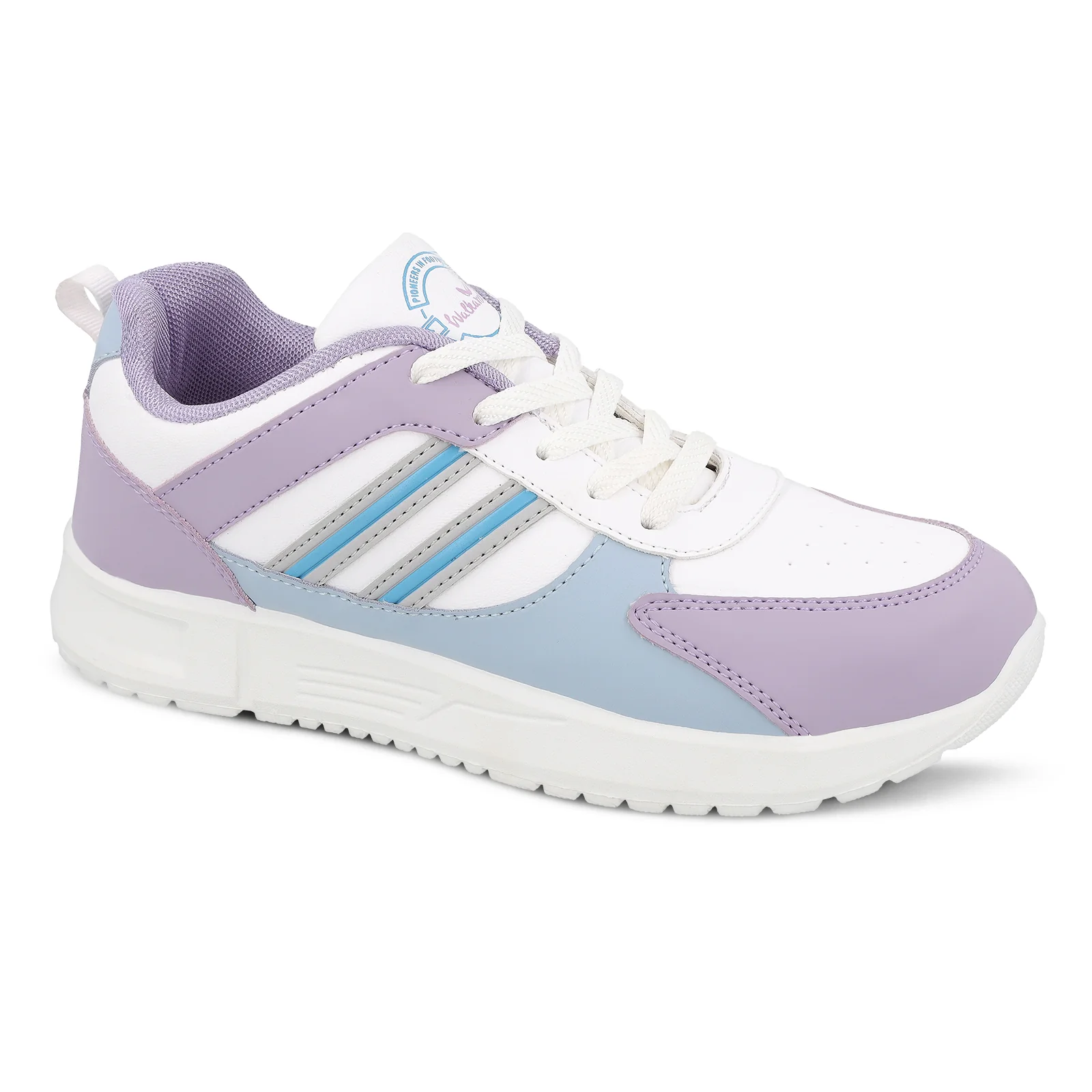Women's Sports Sneakers - WY3388 White Lavender - Image 5