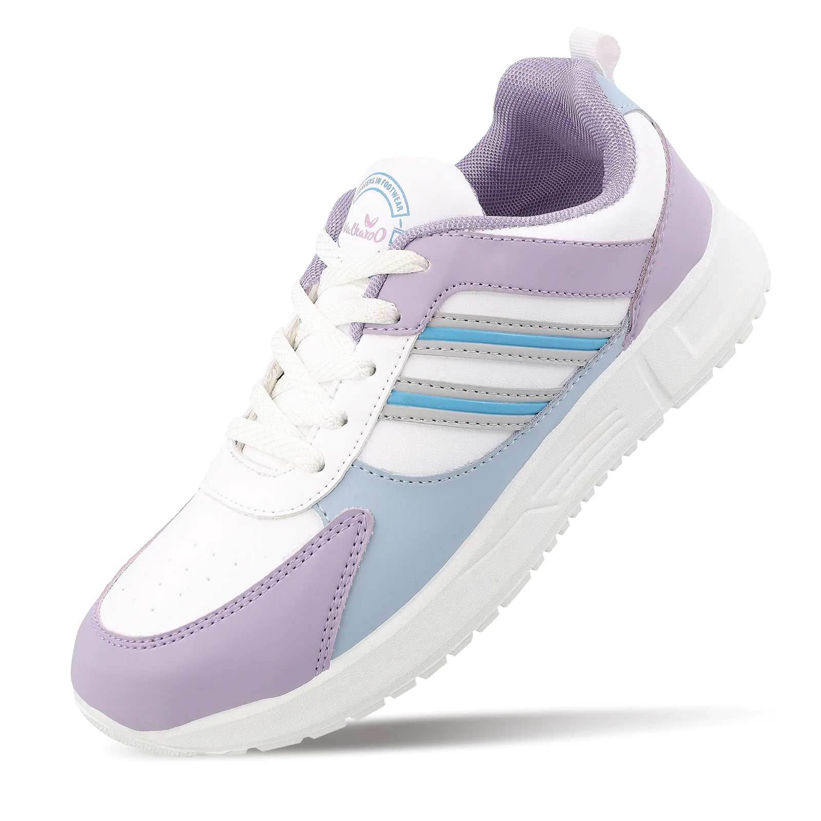 Women's Sports Sneakers - WY3388 White Lavender - Image 6