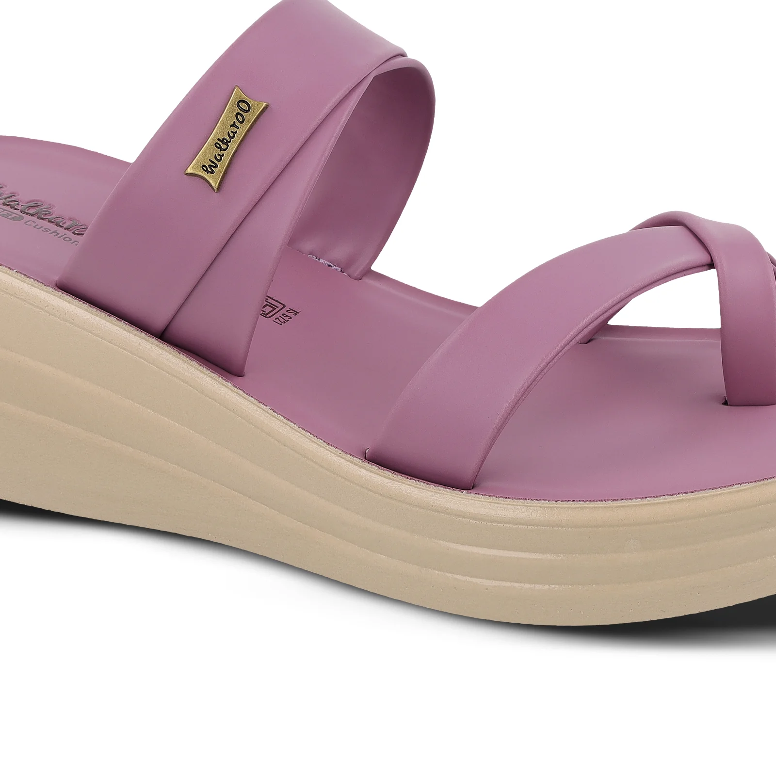 Women's Wedge Heel Sandals  - WLP72029 Mauve - Image 6