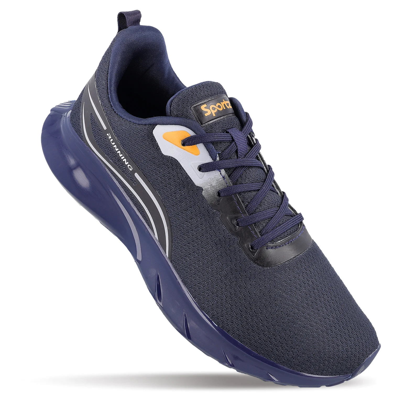 ZYLOK Men's Lace-up Sports Shoes - WS9604 Navy Blue - Image 3